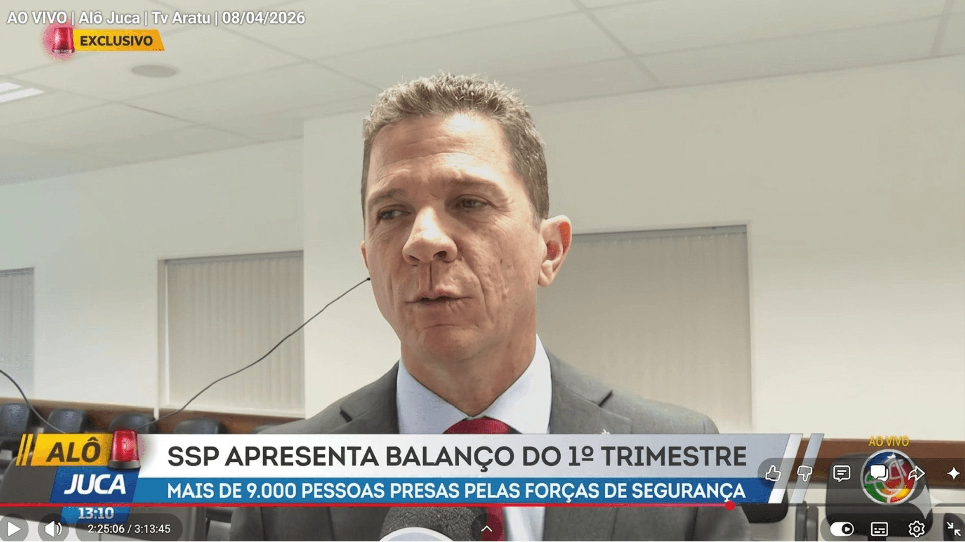 Concurso PC BA 2026 é confirmado pelo delegado-geral durante entrevista