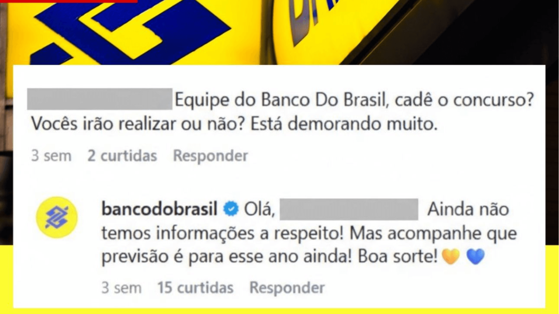 Vai ter concurso do Banco do Brasil em 2026 ou foi só um susto coletivo?