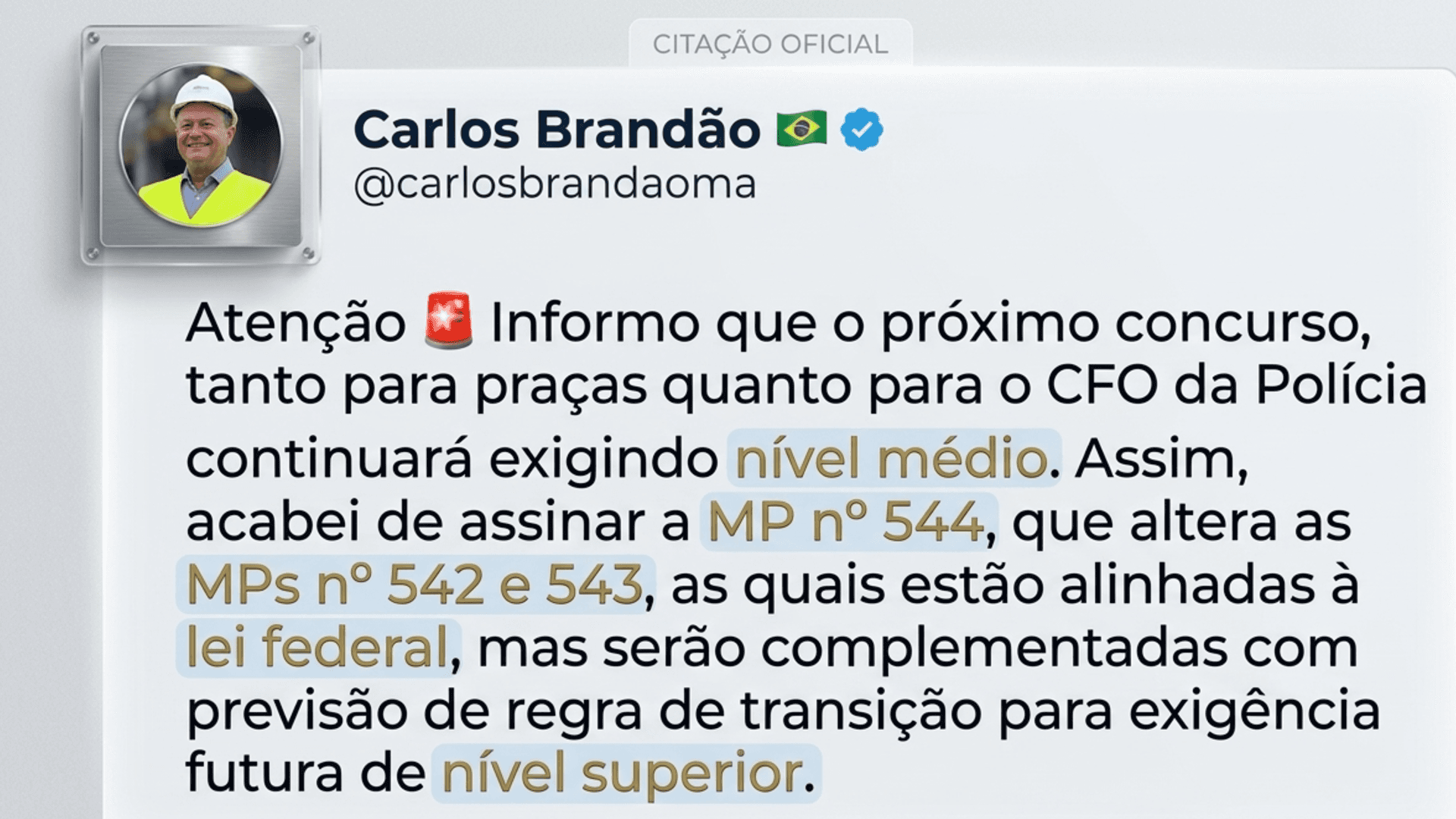 MA mantém nível médio para PM e Bombeiros e confirma regra de transição: editais podem ser um dos últimos sem nível superior