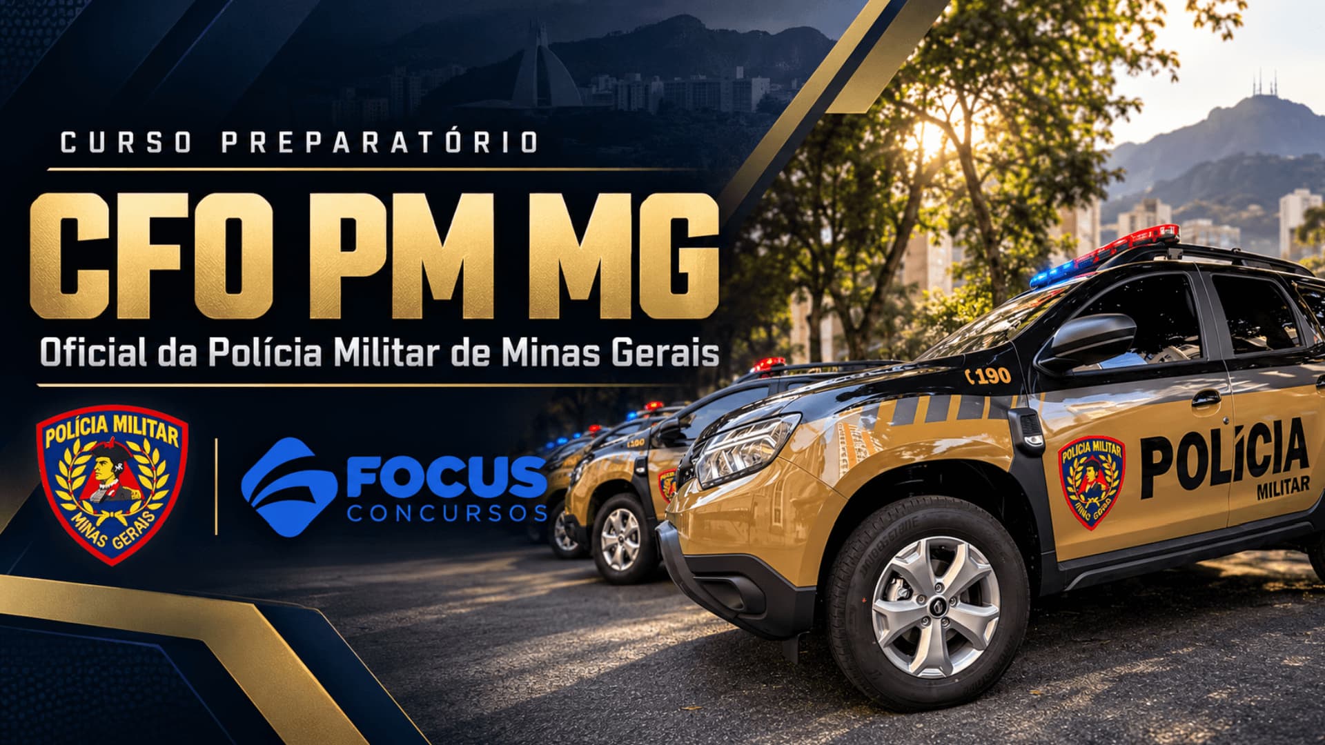 CFO PM MG - Oficial da Polícia Militar de Minas Gerais
