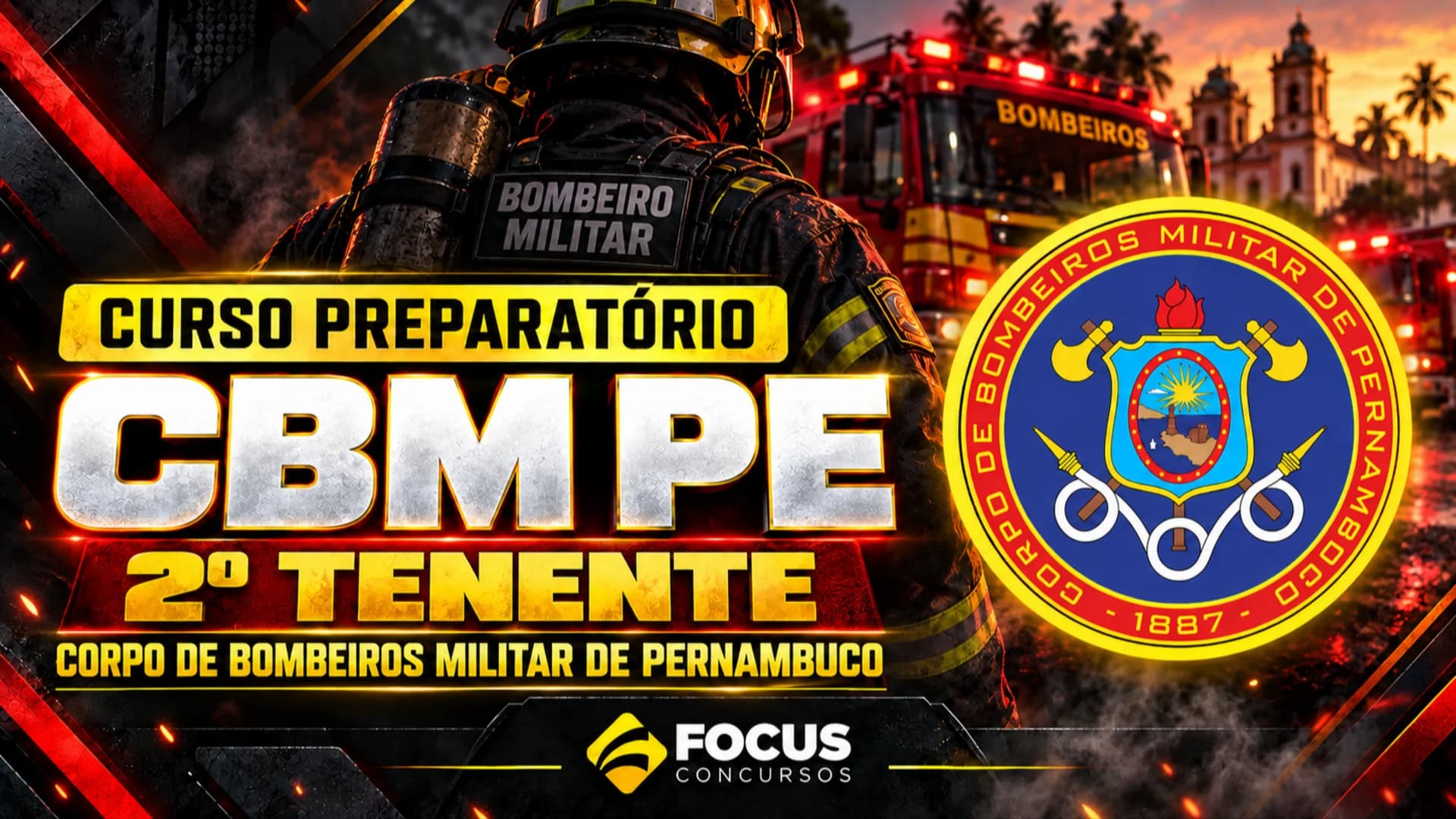 Oficial CBM PE – 2º Tenente do Corpo de Bombeiros Militar de Pernambuco